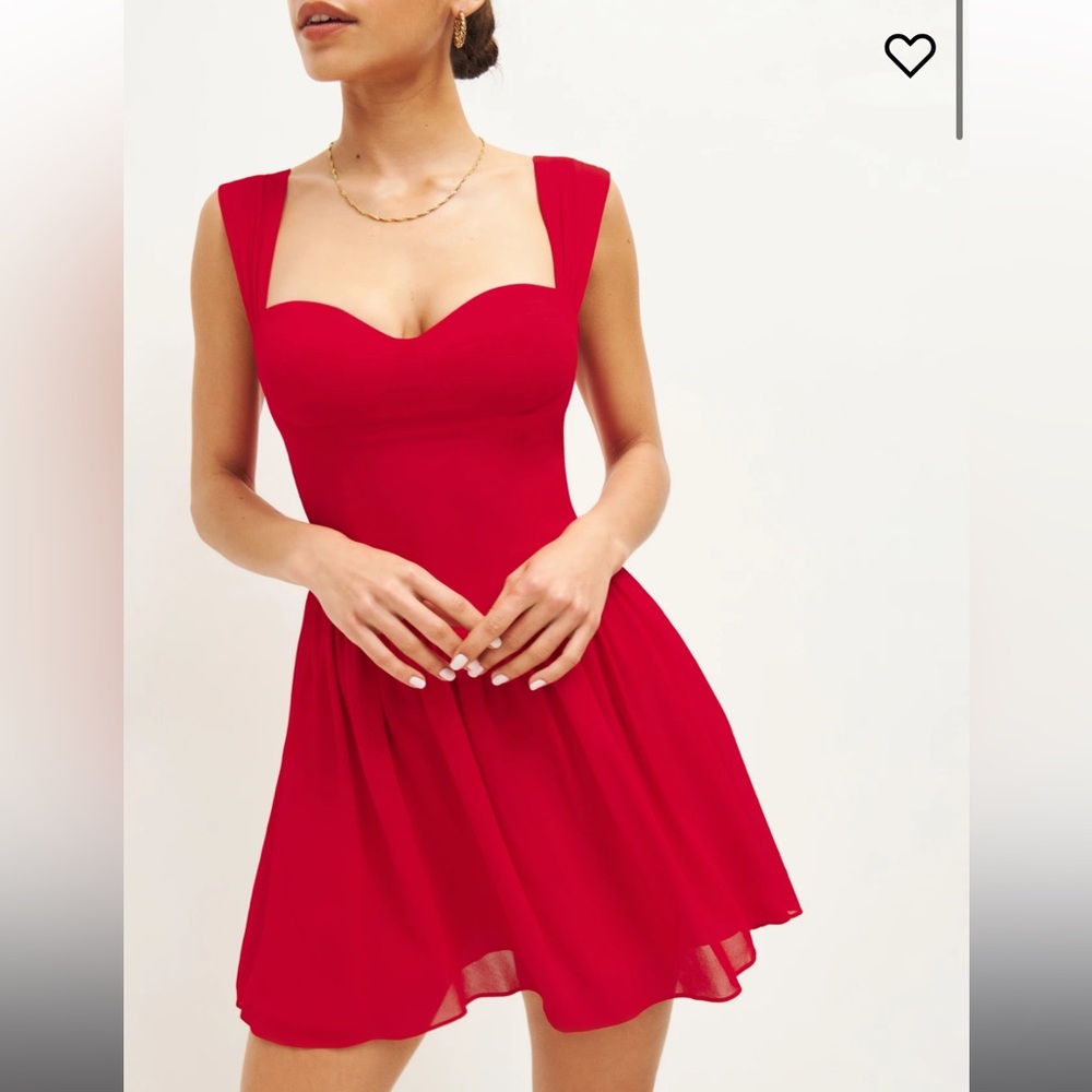 Reformation Taiga Dress red, brand new